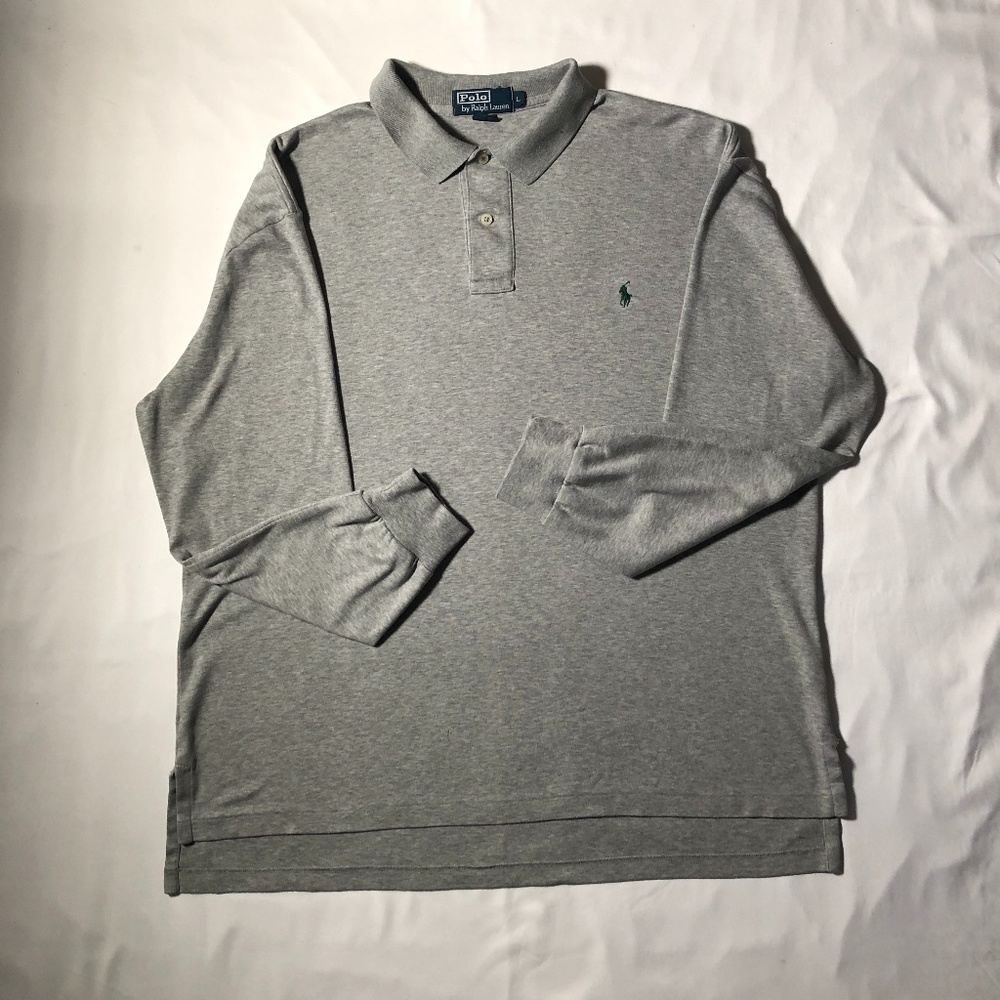 Grey Polo Ralph Lauren Long Sleeve Shirt